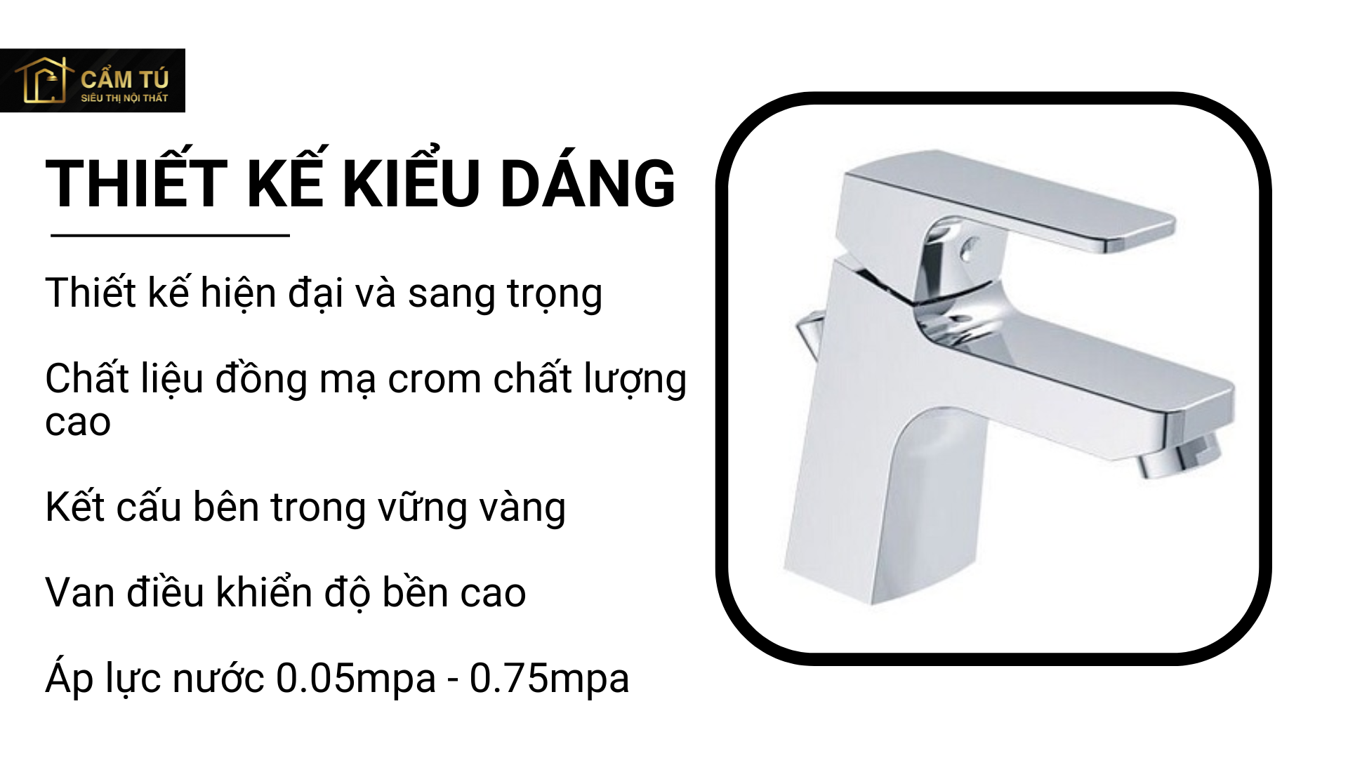 Vòi Lavabo American Standard Acacia E WF-0401 Nóng Lạnh