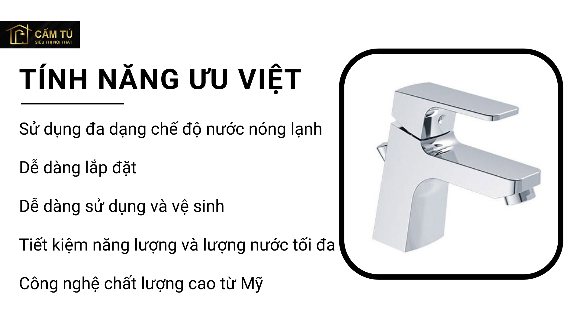 Vòi Lavabo American Standard Acacia E WF-0401 Nóng Lạnh