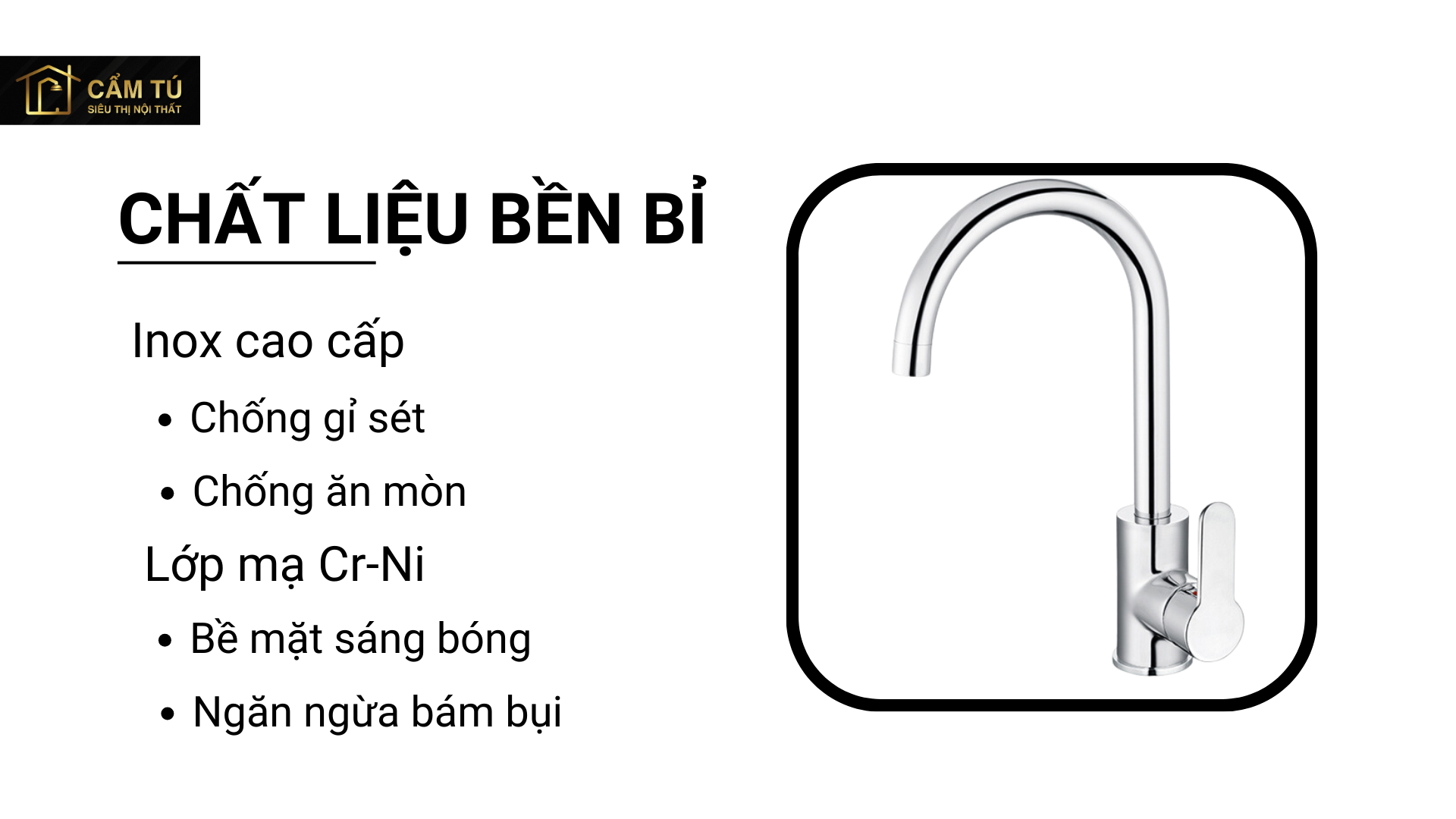 Vòi Rửa Chén Caesar K415C Nóng Lạnh