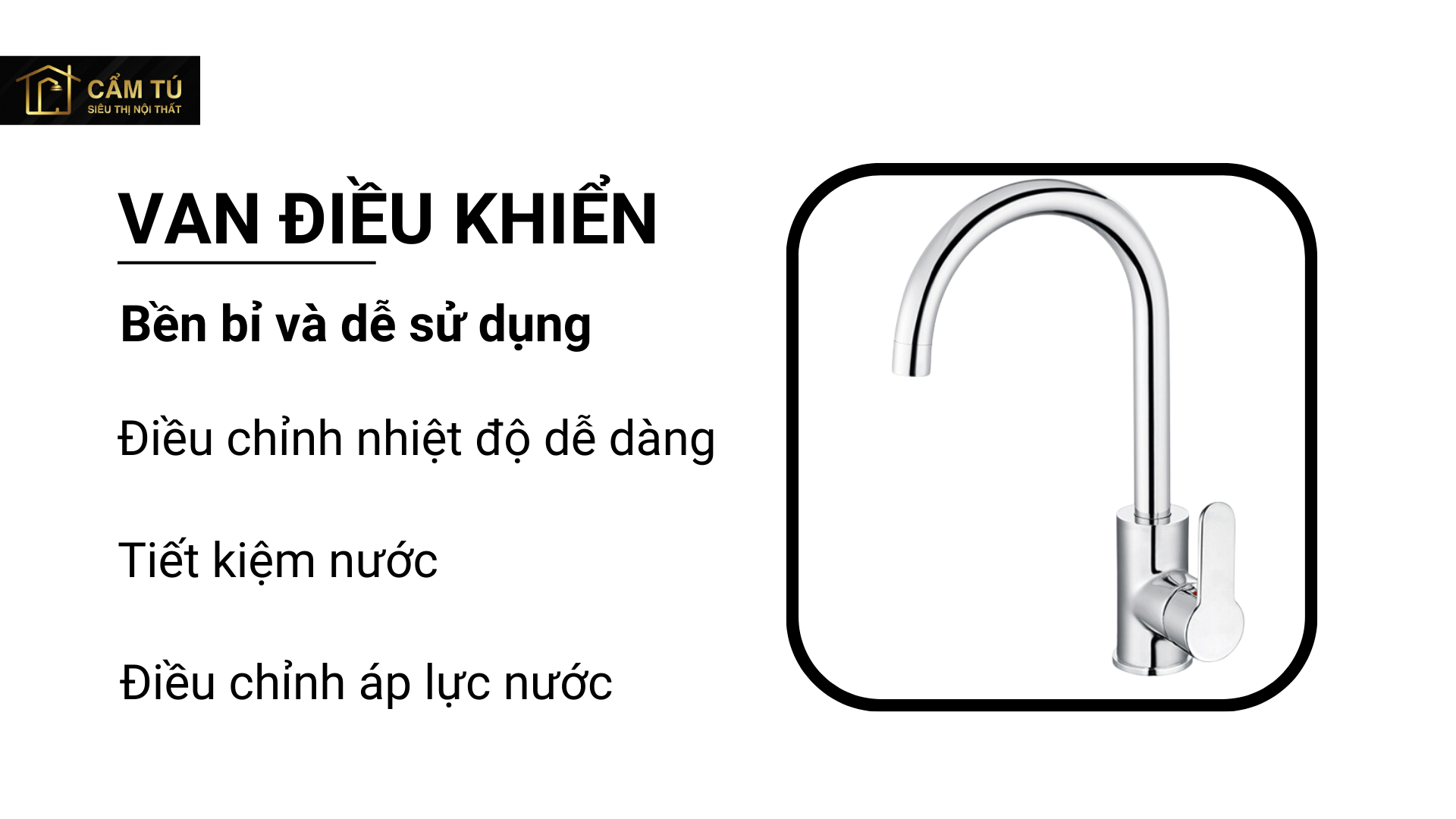 Vòi Rửa Chén Caesar K415C Nóng Lạnh