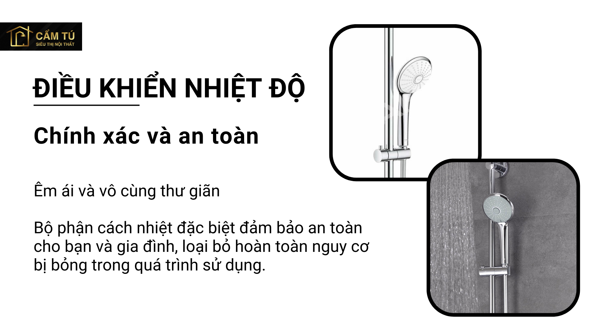 Vòi Sen Cây Nhiệt Độ Grohe Euphoria 27964000