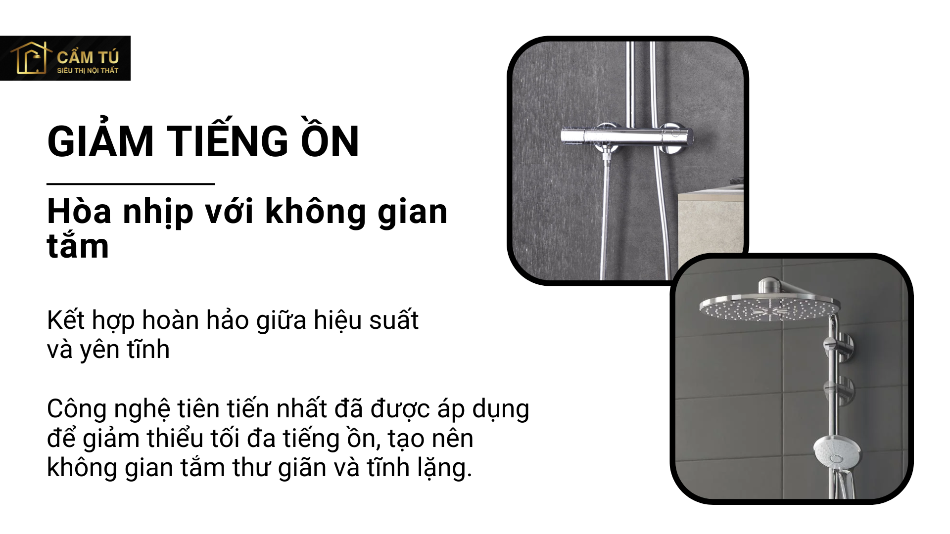 Vòi Sen Cây Nhiệt Độ Grohe Euphoria 27964000