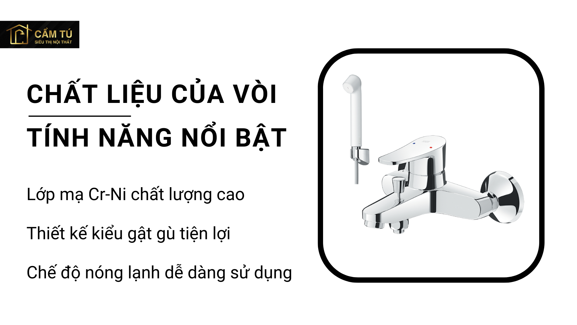 Vòi Sen Nóng Lạnh Inax BFV-1003S-1C Tay Sen Massage