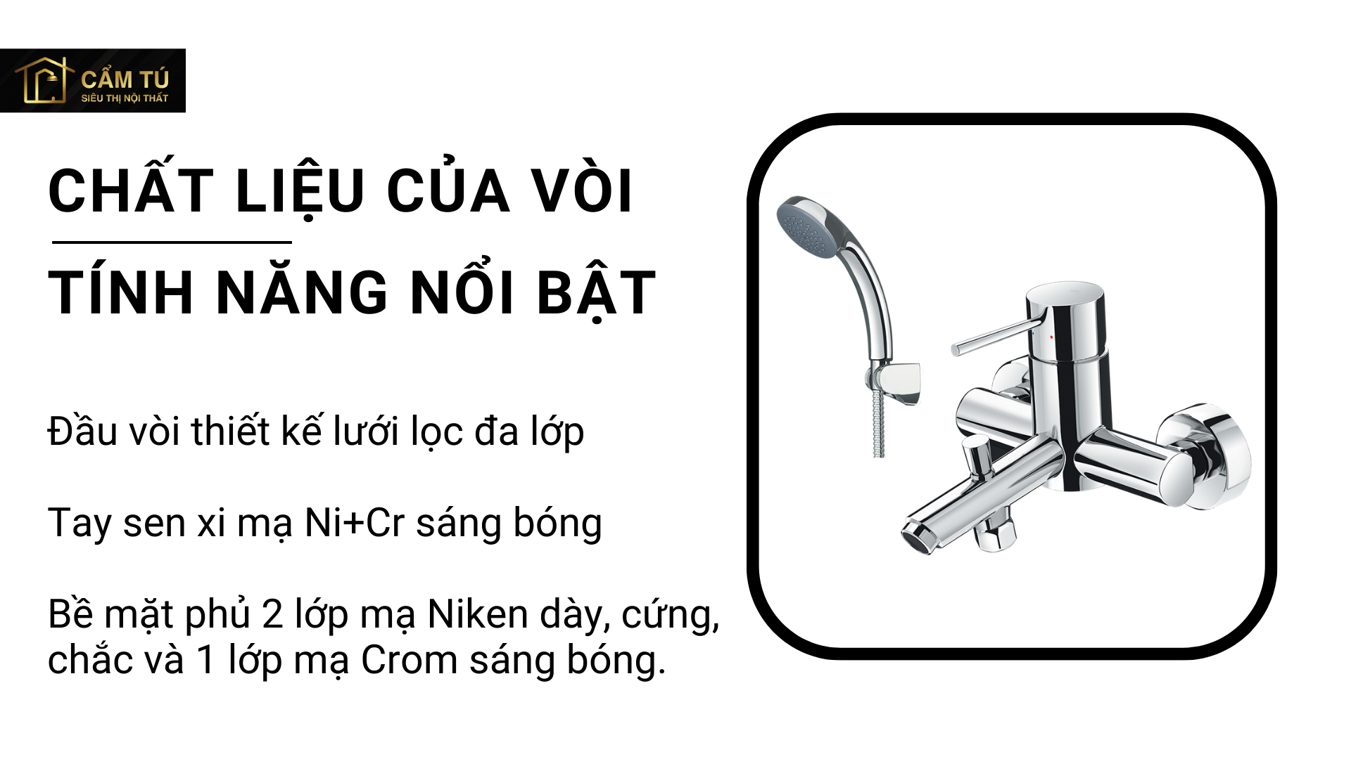 Vòi Sen Tắm Inax BFV-8000S Nóng lạnh