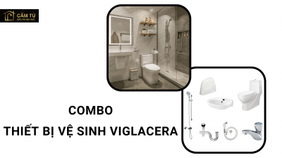 Combo thiết bị vệ sinh viglacera sang trọng, chất lượng