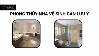 Phong thủy nhà vệ sinh cần lưu ý