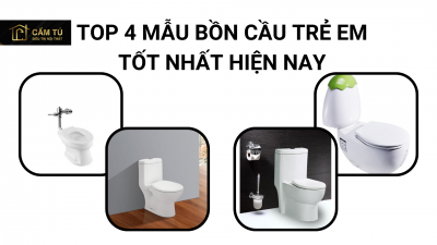 Top 4 mẫu bồn cầu trẻ em tốt nhất hiện nay