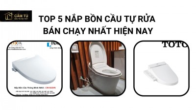 Top 5 nắp bồn cầu tự rửa bán chạy nhất hiện nay