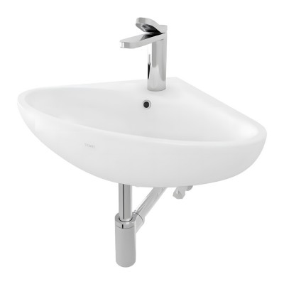Chậu Lavabo TOTO LW815CJW/F Góc Treo Tường