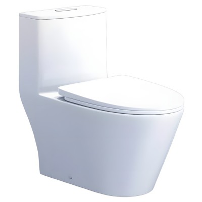 Bồn Cầu CAESAR C1363 (CD1363) Một Khối Nắp Êm