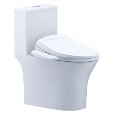 Bồn Cầu Một Khối Caesar C1391F/TAF400H Nắp Điện Tử