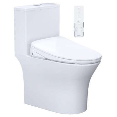 Bồn Cầu Một Khối Caesar C1391F/TAF710H Nắp Điện Tử