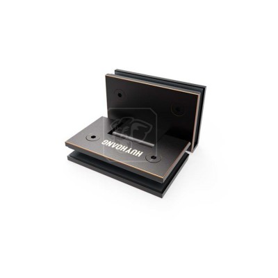 Bản lề kính HeleH kính 90K mạ đồng đen American