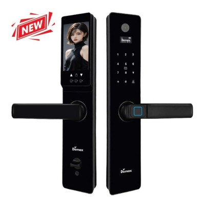 Khoá cửa vân tay Demax EL-C626 CG App wifi, chuông màn hình