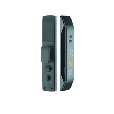 Khóa điện tử Hubert Cửa Gỗ HB CG26 Dark Gray