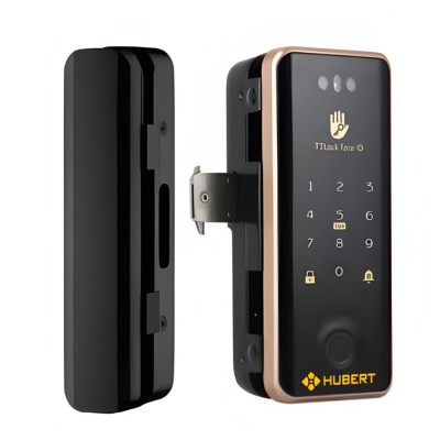 Khóa điện tử Hubert Cửa Kính HB CK79F Black