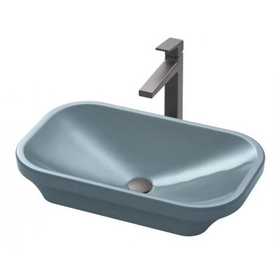 Chậu Rửa Lavabo TOTO LW630JDW/F#ASB Đặt Bàn Xanh Tro