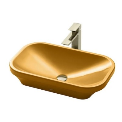 Chậu Rửa Lavabo TOTO LW630JDW/F#MDR Đặt Bàn Cam Vàng