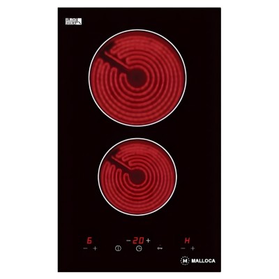 Bếp Điện Hồng Ngoại Malloca MDH-02R Mặt Kính 2 Bếp Domino
