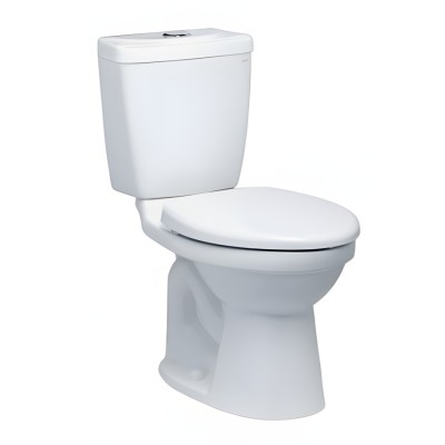 Bàn Cầu CAESAR CDS1325 Thùng T1225 2 Nhấn Nắp Êm