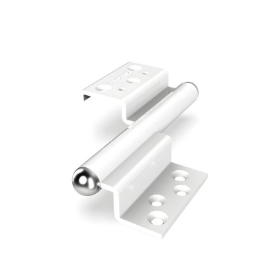 Bản lề cối HeleH 01 Hệ 55 Sơn trắng