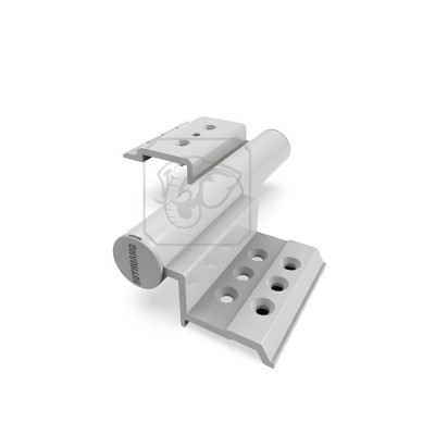 Bản lề HeleH 2D dài 2 cánh hệ xingfa Sơn Trắng