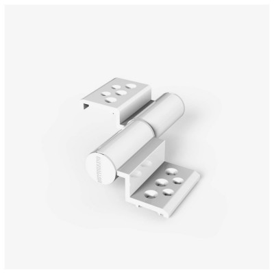 Bản lề Huy Hoàng 2D hệ 55 Sơn trắng