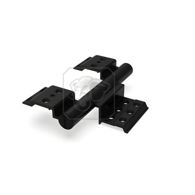 Bản lề Huy Hoàng 4D 2 cánh ngắn hệ Xingfa sơn đen