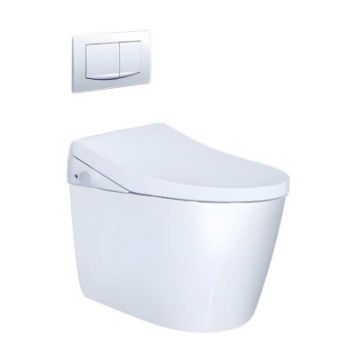 Bồn Cầu CAESAR CPT1505/TAF512H Treo Tường Nắp Điện Tử