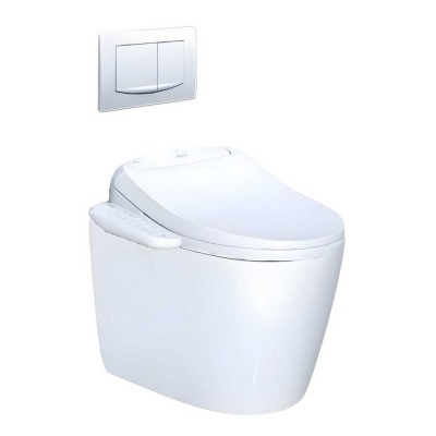 Bồn Cầu CAESAR CPT1505/TAF400H Treo Tường Nắp Điện Tử