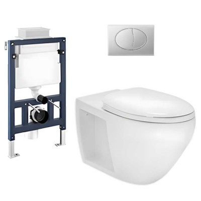 Bồn Cầu Cotto SC198517(T) Treo Tường Thoát Ngang Tâm 220mm