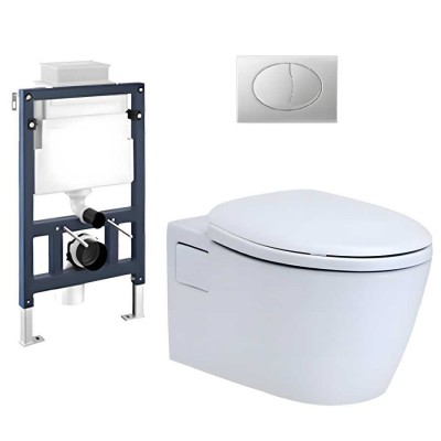 Bồn Cầu Cotto SC1986(T) Treo Tường Thoát Ngang Tâm 225mm