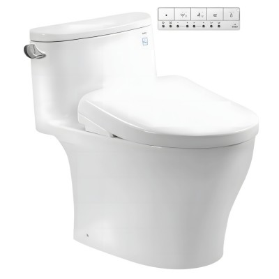 Bồn Cầu Điện Tử TOTO MS887CRW23 Nắp Rửa Washlet TCF47360GAA S7 Giấu Dây