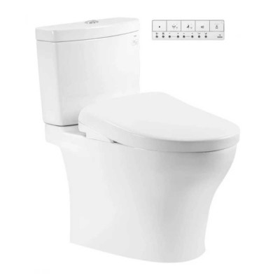 Bồn cầu TOTO CS769CDRW23 2 khối nắp điện tử Washlet S7 TCF47360GAA giấu dây