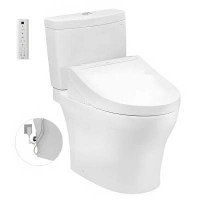 Bồn cầu TOTO CS769DRW14 2 khối nắp điện tử Washlet C5 TCF24410AAA