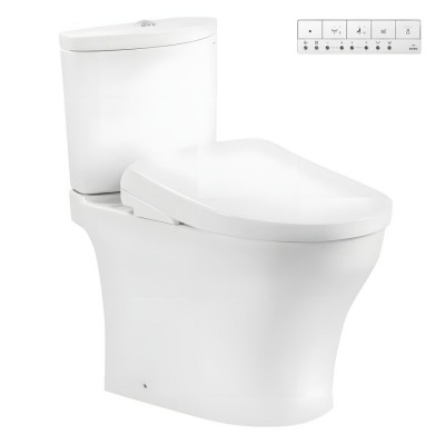 Bồn cầu TOTO CS838CDW23 Hai Khối Nắp Điện Tử Washlet S7 TCF47360GAA Giấu Dây
