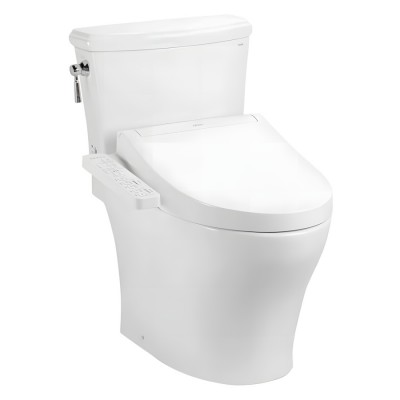 Bồn cầu TOTO CS986CGW17 2 khối nắp điện tử Washlet C2 TCF23460AAA giấu dây
