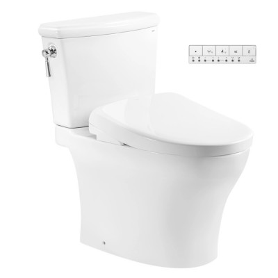 Bồn cầu TOTO CS986CGW23 2 khối nắp điện tử Washlet S7 TCF47360GAA giấu dây