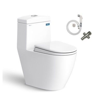 Bồn Cầu Viglacera V199 Nắp Êm V86 + Vòi Xịt VG826