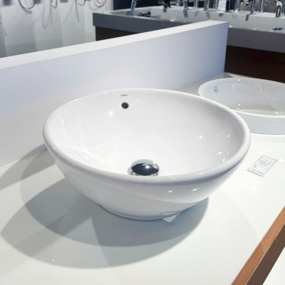 Chậu Lavabo TOTO LT523S#XW Đặt Bàn Hình Tròn
