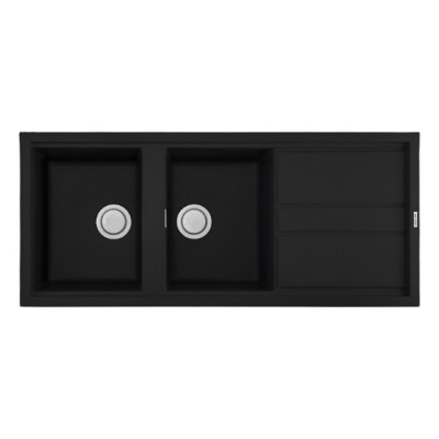 Chậu rửa đá Malloca Granite Nano - Màu đen NERO K-50040