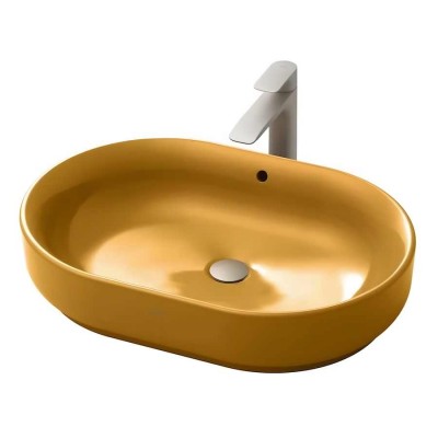 Chậu Rửa Lavabo TOTO LW896JW/F#MDR Đặt Bàn Cam Vàng