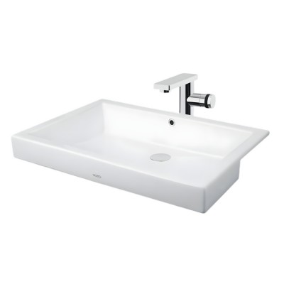Chậu Rửa Mặt Lavabo TOTO LW646JW/F#W Bán Âm Bàn