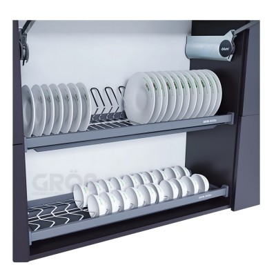 Giá Bát Cố Định Nan Oval Inox 304 GO304-H160 (600mm)