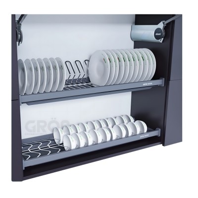 Giá Bát Cố Định Nan Oval Inox 304 GO304-H170 (700mm)