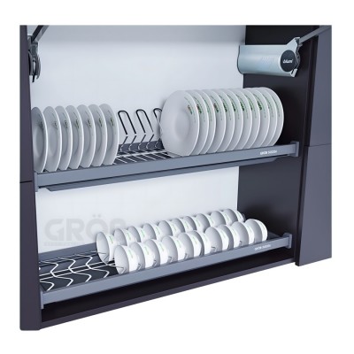 Giá Bát Cố Định Nan Oval Inox 304 GO304-H180 (800mm)