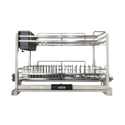 Giá Bát Nâng Hạ Nan Dẹt Inox 304 GROB GV304- 160 (600mm)