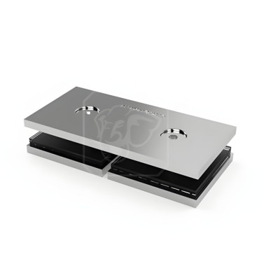 Kẹp vách kính Huy Hoàng - kính 180 độ KV04