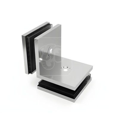 Kẹp vách kính Huy Hoàng - kính 90 độ KV03