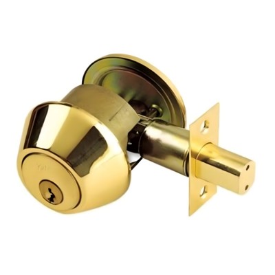 Khóa Cóc Yale Hai Đầu Chìa V8121US3 Màu Đồng Bóng